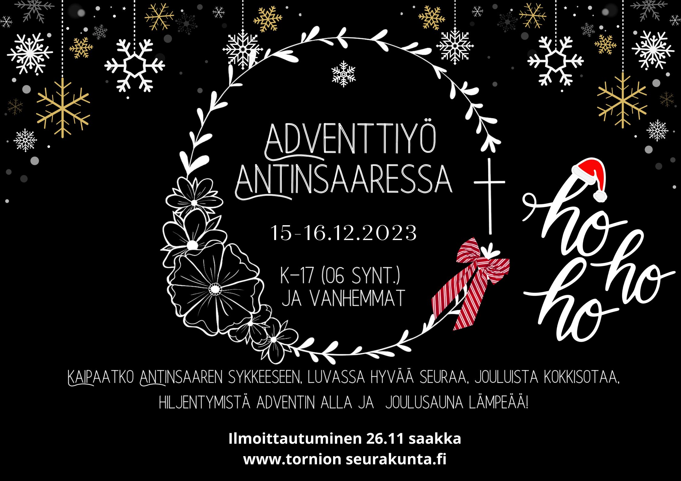 mainos adventti yöstä