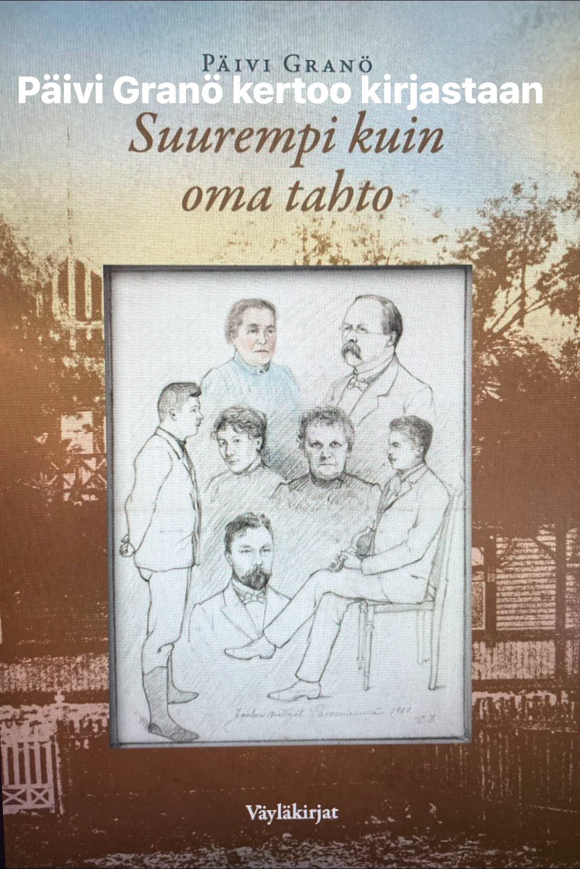Suurempi kuin oma tahto -kirjan kansi