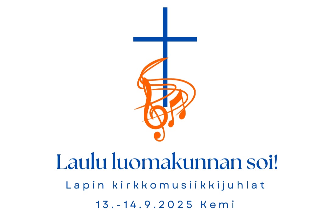 Lapin kirkkomusiikkijuhlat Kemissä 13.-14.9.2025 Lapin kirkkomusiikkijuhlien logo