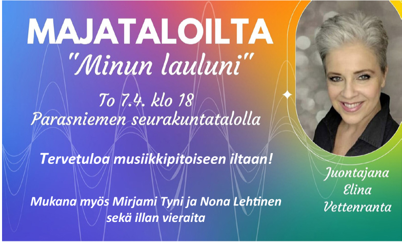Majataloillan mainos tapahtumatiedoilla