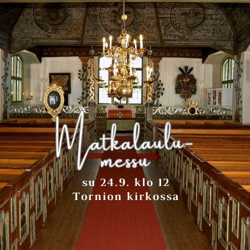 Tornion kirkko kesämaisemissa
