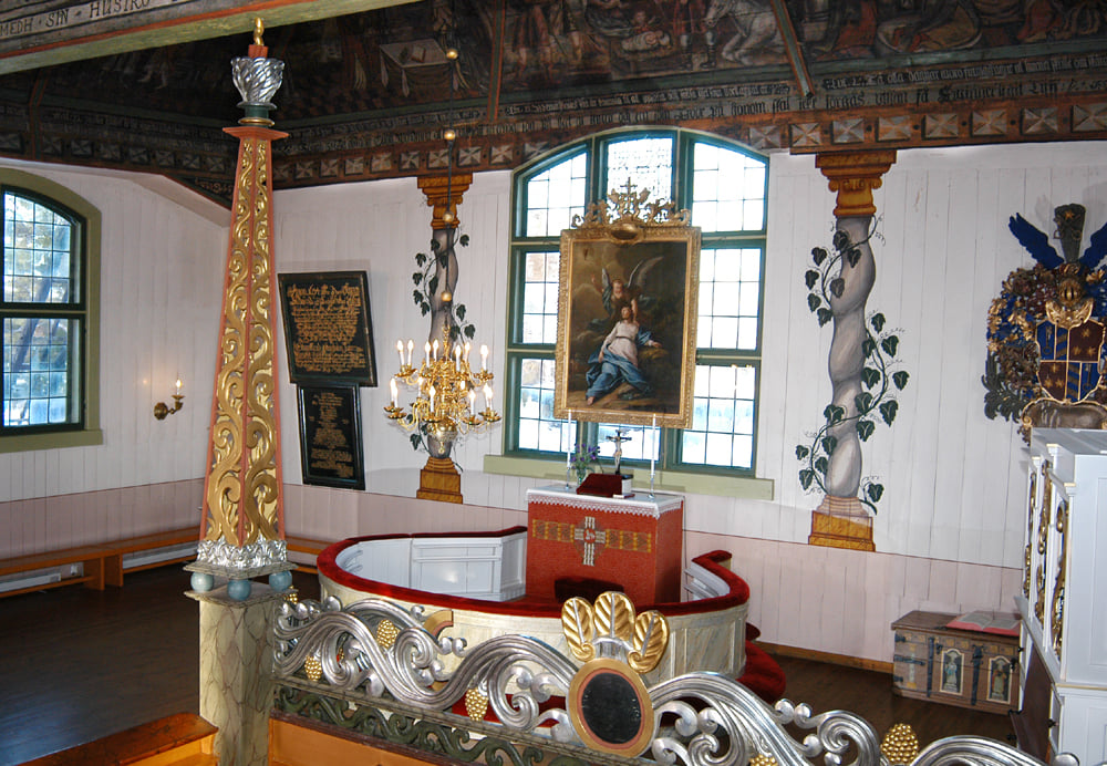 Tornion kirkon sisäkuva